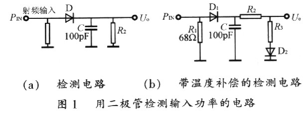 極管檢測輸入功率的電路